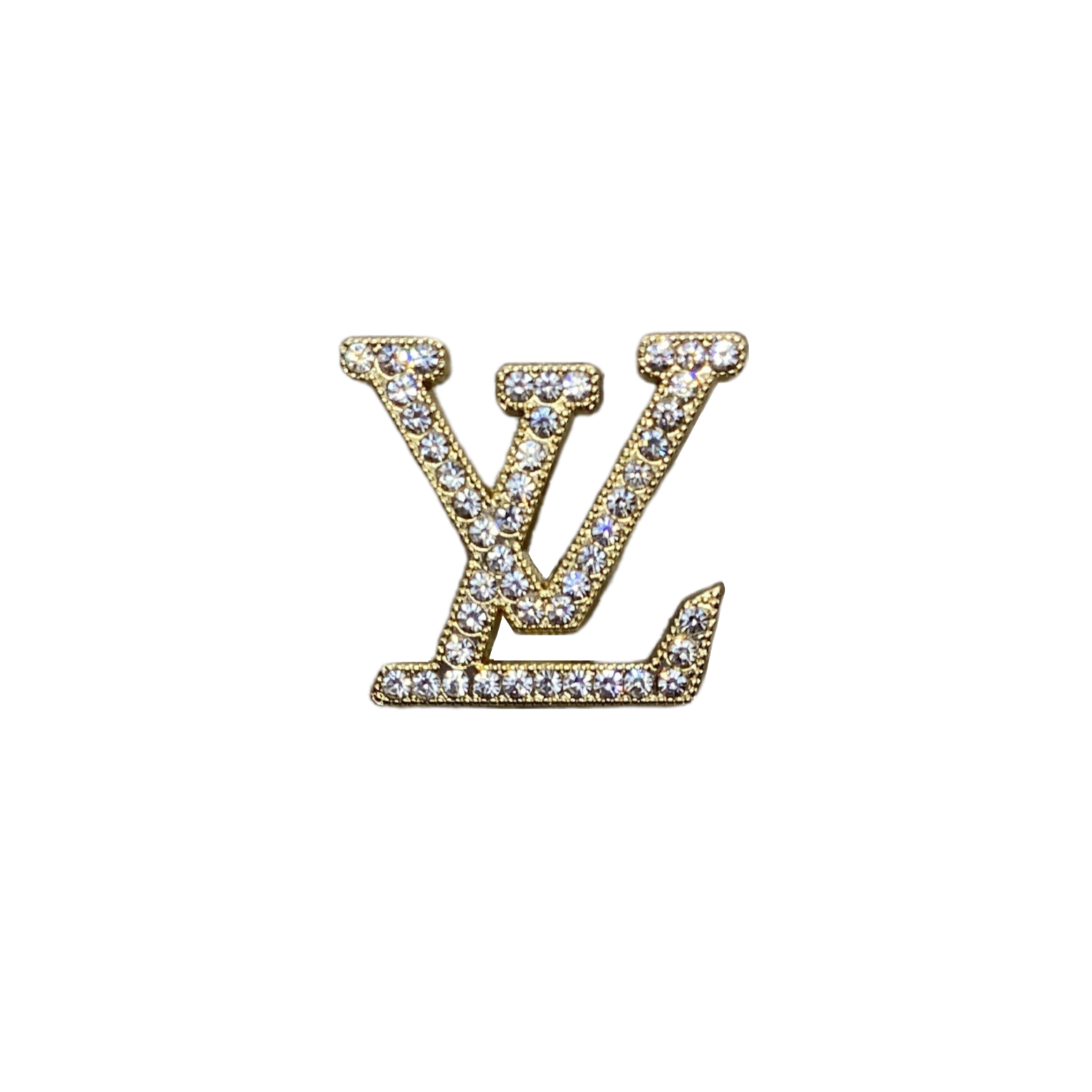 Studded - Gold LV Croc Charm – Hall of Trends