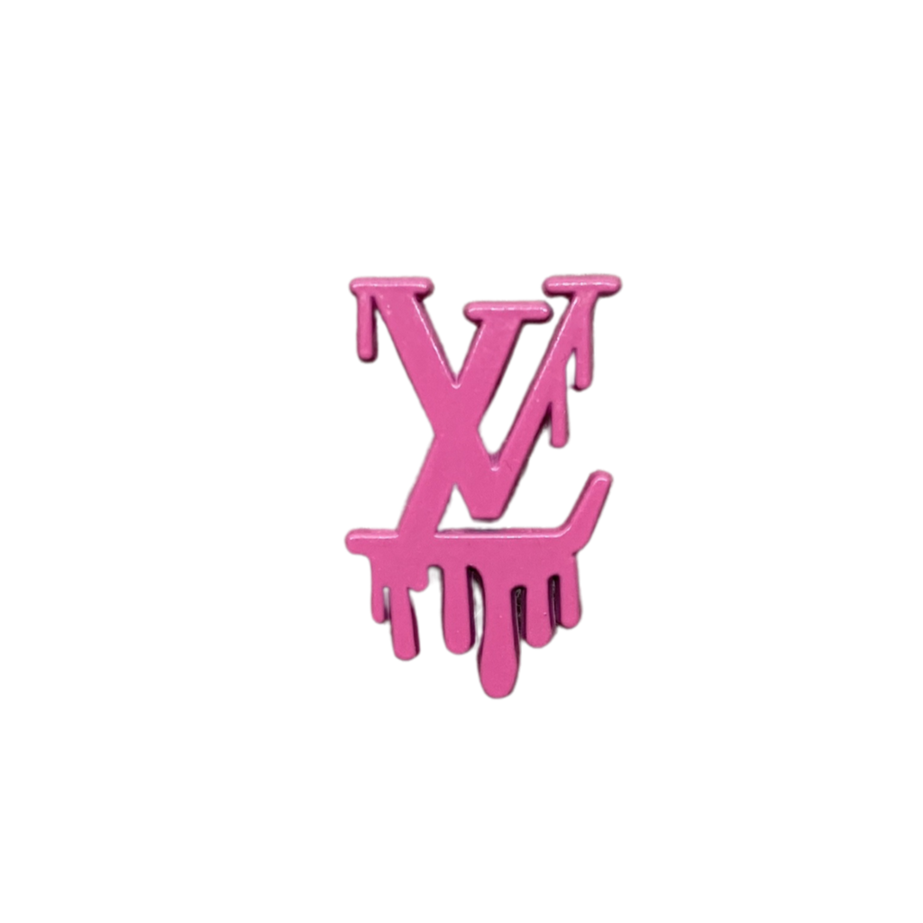 LV Pink Drip Jewel Croc Charm – HypebeastRus